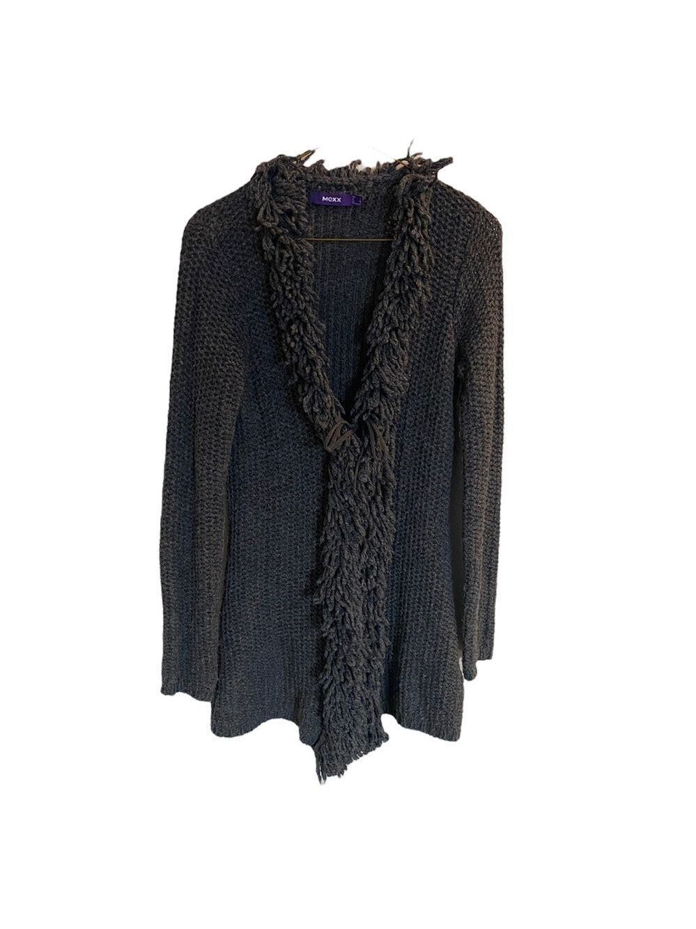 Mexx Charcoal Gray Cardigan Sweater Small